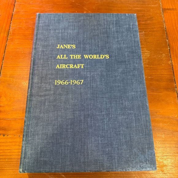 Janes All The Worlds Aircraft 1966-1967 Hardcover Book - Picture 1 of 4